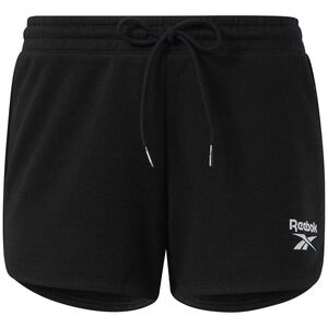 Reebok Black Plus-Size Women's French Terry Shorts Active Identify Plus Size 4X